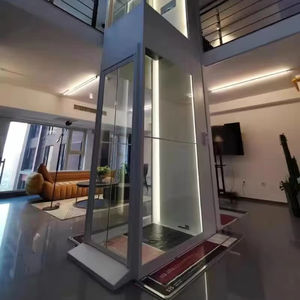 Mitsubishi Home Elevator avec caractéristiques de sécurité Capacité de 2/3/4 personnes Porte en verre automatique Plancher en granit pour application commerciale - Product Image 1