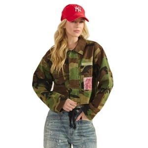 Chaquetas de Mezclilla de Algodón con Estampado Digital, Modernas, Sencillas, Casuales, Transpirables, de Secado Rápido, Cómodas y Duraderas, Unisex, para Invierno - Product Image 1