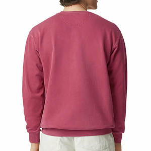 Sudadera de cuello redondo de algodón 100% personalizada para hombre, moda de alta calidad, característica a prueba de viento, básico de invierno, sudadera mezclada de algodón para hombre - Product Image 2