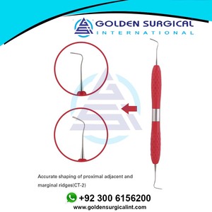 Cuchillo de resina con mango de silicona, venta al por mayor, relleno de resina Dental, herramientas de restauración estética, juego Dental, instrumentos quirúrgicos - Product Image 3