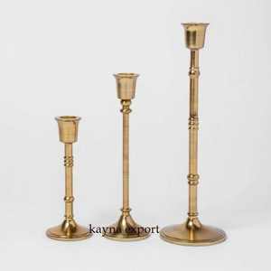 Classic Metal <b>Candle</b> Stand for Home Decor and Restaurant Table Decoration <b>Black</b> Finished Different Sizes <b>Candle</b> Stand - Product Image 3