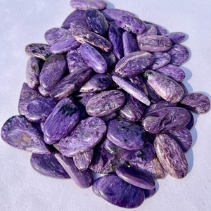 Charoite Cabochon อัญมณี Cabochon อัญมณีหลวมหลวมๆ Charoite จากธรรมชาติ - Product Image 1