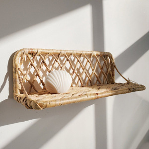 ชั้นวางหนังสือแบบแขวนติดผนังที่ทันสมัย, ชั้นวางหนังสือแบบแขวนผนังเดียวรูปผักตบชวา - Product Image 6