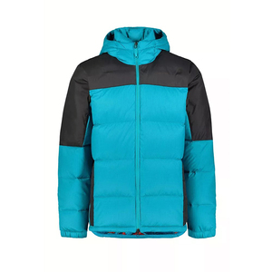 Chaqueta acolchada de burbuja regular personalizada para hombre, chaqueta transpirable de invierno con logotipo de Parche de goma de marca - Product Image 1