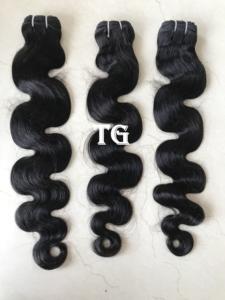 ผมต่อจากผมมิงค์บราซิลมาใหม่ผมธรรมชาติผสมกับหนังกำพร้าผมแท้แบบช่อผมสำหรับผู้บริจาคคนเดียว - Product Image 3