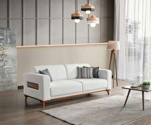 Muebles de tela con estilo moderno, grupo de asientos reclinables para el hogar, villas, salas de estar, apartamentos, hoteles, oficinas en el hogar - Product Image 2