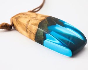 High Trends <b>Charming</b> Wood & Resin Unique Design Wholesale <b>Pendant</b> Type Necklace Necklace Fashion Jewelry Accessories Women - Product Image 3