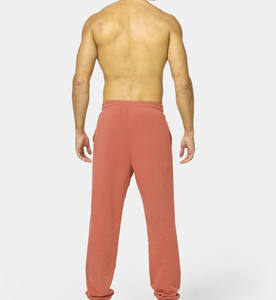 กางเกงจ็อกเกอร์ผ้าฝ้ายลำลองเอวสูงน้ำหนักเบาพิมพ์โลโก้ตามสั่งสำหรับผู้ชาย กางเกงวิ่งออกกำลังกายทรงหลวมมีเชือกผูก - Product Image 5