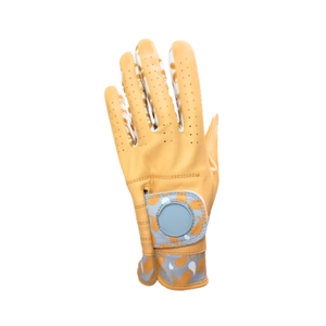 Gants de golf personnalisés pour hommes et femmes Cabretta couleur avec impression par sublimation main gauche et droite Logo personnalisé aimant en caoutchouc - Product Image 2