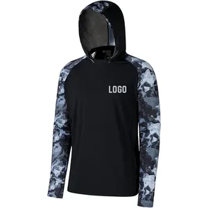 Sudadera con Capucha para Hombre, Protección Solar UPF 50, Manga Larga, Estampado por Sublimación, Anti UV, Poliéster - Product Image 1