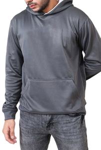 Sweat à capuche pour homme, vêtements de sport lourds, hiver, salle de sport, course à pied, col à capuche, broderie 3D, uni, anti-froissement - Product Image 5