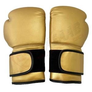 Patchwork de couleur jaune noir taille adulte personnalisé en cuir Pu poinçonnage Arts martiaux Kickboxing gants de boxe - Product Image 6