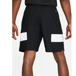 Short en maille de polyester imprimé au-dessus du genou avec logo intégral pour homme, avec cordon de serrage personnalisé, grande taille, style sportif, motif solide - Product Image 2
