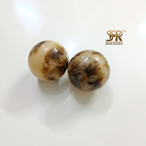 ลูกบอลเรซิ่นขัดเงาแบบกลวง ลาย MODEL และสไตล์ ANGEL สำหรับงาน DIY งานฝีมือ งานศิลปะทำมือ และงานประดิษฐ์เครื่องประดับ - Product Image 3