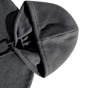 Wholesale Men's Hoodies Heavyweight Oversize Plain Cotton Street Style Hoodies Custom Drop Shoulder Pullover For Winter - Product Image 5