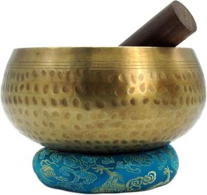 Bol chantant en laiton antique Technique polie zara Enterprises ZE0122 Méditation Utilisation Promotion Cadeau Décorateur de table - Product Image 4