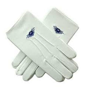 Masonic Regalia Free Mason Gants en coton brodé avec logo disponibles à bas prix avec design personnalisé - Product Image 5