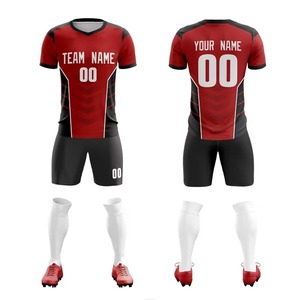 Tenue de football personnalisée de haute qualité, respirante, coupe-vent, anti-poussière, en polyester, unisexe, pour joueurs adultes - Product Image 2