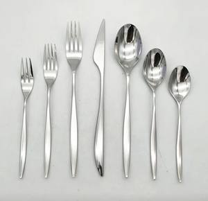 New Style Custom Metal Dining Silverware Cutlery Set Luxury <b>Knife</b> Fork & Spoon Handcrafted With Great Quality & Finishing Silver - Product Image 1