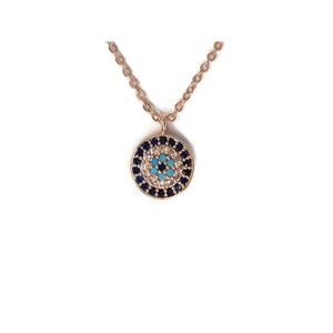 Collar colgante de moda Diseño de mal de ojo para estilo y protección - Product Image 1