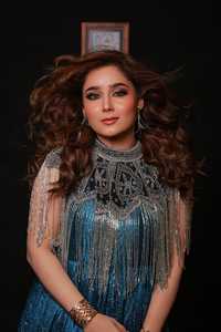 Elegante burlesco recto silueta vestido con cuentas lentejuelas capa espalda cintura Natural-sujeta cuello Festival traje Club - Product Image 5