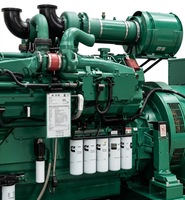 Generator Diesel Seri CCEC Nasional III Chongqing 818kW 1022kVA Mesin QSK38-G27 Daya Utama 900kW Daya Cadangan