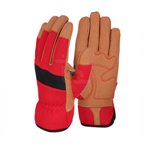Guantes DE TRABAJO protectores de la mejor calidad Guantes de trabajo de cuero antideslizantes resistentes al desgaste para seguridad - Product Image 5
