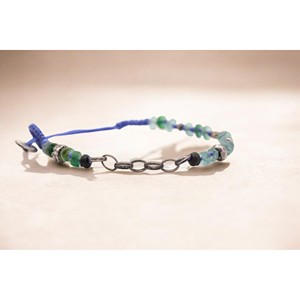 925 Sterling Silver Charm Beaded Mixed Natural Gemstones Blue <b>Jade</b> Agate White Crystal Handmade Trendy Party Jewelry Gift - Product Image 5