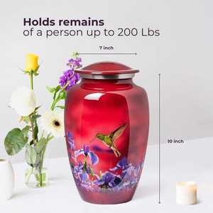 Urne funéraire cylindrique en aluminium pour cendres humaines, capacité 1-2L, origine Inde, décoration funéraire artisanale, Feng Shui - Product Image 5