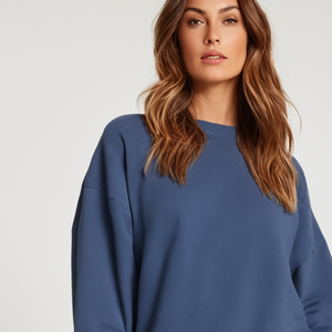 Conjunto de 2 piezas de primavera para mujer de alta calidad personalizado, conjunto de chándal, tops y pantalones, ropa de salón para mujer, traje informal, fabricantes de ropa - Product Image 5