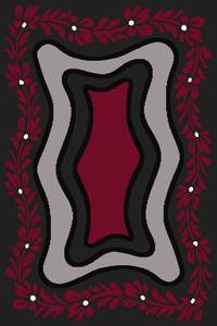 Alfombra Turca de Poliéster Afelpada Adiva, Tejida a Máquina con Diseño Jacquard, de Pelo Alto, Reversible y Acolchada para Sala de Estar y Dormitorio - Product Image 3