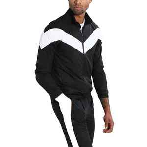 ชุดวอร์มผู้ชายแบบสั่งทำ OEM ชุดสองชิ้น เสื้อฮู้ดดี้และกางเกงจ็อกเกอร์ ชุดกีฬา วิ่งออกกำลังกาย ชุดยิม ขายส่ง - Product Image 1