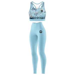 Ropa Deportiva de Alta Calidad, Transpirable, Elástica en 4 Direcciones, Tops de Yoga de Algodón y Elastano, Conjuntos de Sujetador Deportivo para Yoga y Gimnasio para Mujer - Product Image 1