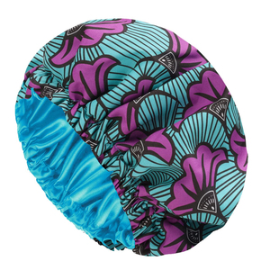 Bonnet de nuit en satin de polyester double couche réglable en gros, bonnets de nuit personnalisés avec logo, toutes saisons, haute qualité pour femmes, prix bas - Product Image 1