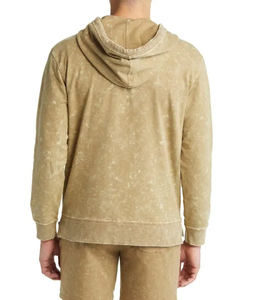 เสื้อฮู้ดผ้าฟลีซผ้าฝ้าย100% มีฮู้ดฟอกสีแนววินเทจสินค้าผลิตตามสั่ง2025 - Product Image 2