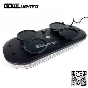 New ECE R10 R65 IP65 126W DC10-30V CE Certified 1 Year Warranty Car <strong>Rooftop</strong> <strong>Flashing</strong> LED Mini Light Bar Magnet Mount Light - Product Image 5