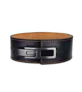 เข็มขัดยกน้ำหนักหนังคุณภาพสูง พร้อมหัวเข็มขัดแบบคันโยกและตัวล็อคแบบแข็งแรง สำหรับการฝึกซ้อมเอวในยิม - Product Image 2