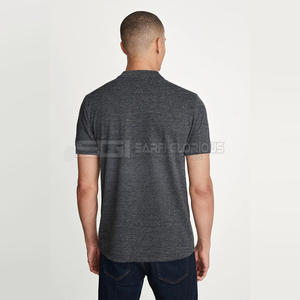 Polo homme avec logo personnalisé, panneau de couleur contrastée élégant, OEM ODM, coton de haute qualité - Product Image 3