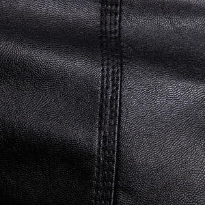 Chaqueta de otoño Chaqueta de cuero de moda para hombre Chaqueta de cuero de hombre de moda multicolor genuina perfectamente cortada y cosida - Product Image 6