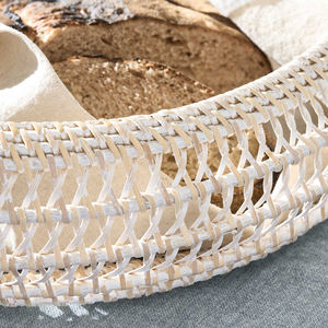 Table à manger Centre de table Bol à fruits décoratif Vente en gros Petits bols créatifs en rotin Badigeon Minimaliste Fête d'affaires - Product Image 3