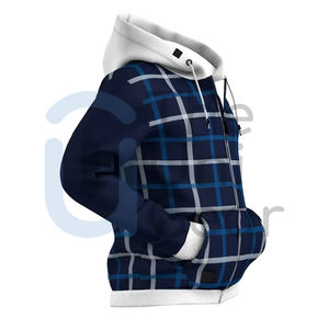 เสื้อมีฮู้ดแบบสวมหัวสำหรับผู้ชายเสื้อแจ็กเก็ตสไตล์สตรีทพิมพ์ลายไซส์ใหญ่พิเศษสำหรับฤดูหนาว - Product Image 4