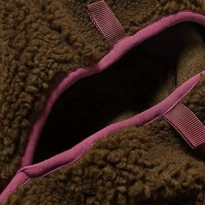 Sudadera CON CAPUCHA DE Sherpa para hombre con logotipo personalizado, jersey de lana holgado liso y acogedor de invierno cálido informal con cuello con capucha - Product Image 4