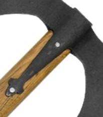 Hacha de Acero con Alto Contenido de Carbono de Doble Cabeza y Parte Trasera Plana con Mango de Acero, Hacha de Grado Industrial, 400 mm de Longitud Total - Product Image 6