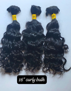 ผมต่อแบบอินเดียเป็นลอน100% จากผมมนุษย์จำนวนมาก - Product Image 1