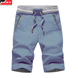 Short brut personnalisé pour hommes Short en maille de style Hip Hop de style décontracté à motif solide - Product Image 3