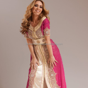 Hot Fashion Design Lace Border Dubai <b>Kaftan</b> With High Quality Embroidery - Product Image 1