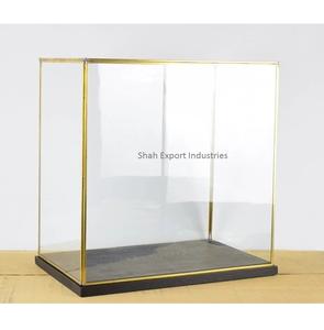 <b>Wall</b> Hanging Shadow Box Metal Frame Clear Glass Rectangle Display Box Home Decorative <b>Wall</b> <b>Mounted</b> Storage Box - Product Image 6