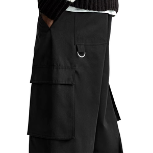 2025 nuevo diseño de pantalones de chándal para hombre, logotipo personalizado, bolsillos múltiples, Color sólido, gimnasio, ropa para correr, pantalones Cargo - Product Image 5