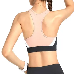 Gros Logo Personnalisé Femmes Courir Gym Yoga Soutien-Gorge Tops Dames de Sport D'entraînement de Remise En Forme Push Up Recyclé Sport Soutien-Gorge - Product Image 4