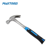 Marteau à griffes en acier au carbone robuste : Marteau à clous en acier avec poignée antidérapante en PP TPR pour le bricolage, la construction, le travail du bois, OEM